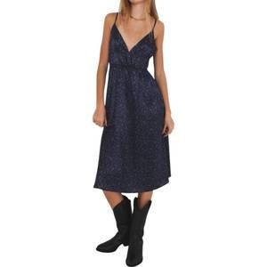 NEW DESIGNERS REMIX girl's lilian midi dress in black